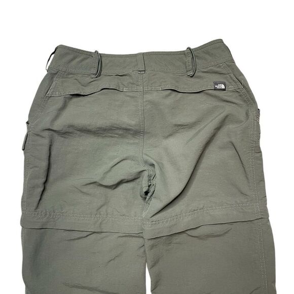 THE NORTH FACE Convertible Pants Green Size 6 Long - Picture 4 of 8